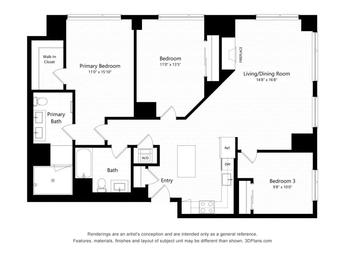 151 N First St PH2005, Cambridge, MA 02141 Condo For Rent 7,760